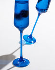 Purchase Stylish Vacation Blue Flute Glasses from Rayt India