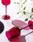 All The Feels Pink Wine Glass