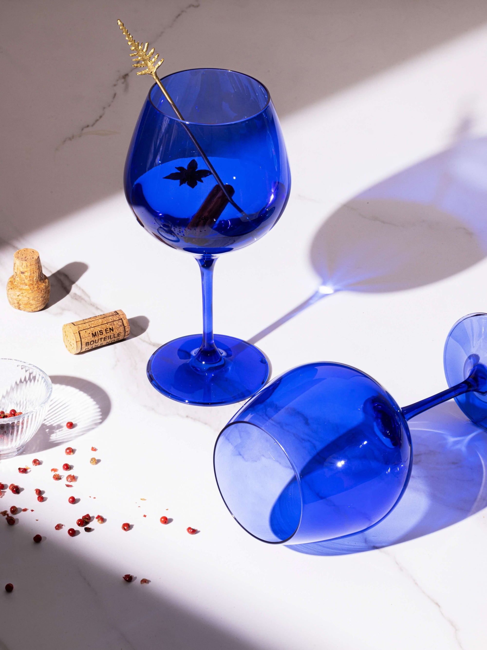 Buy Midnight Sky Blue Gin Goblet Online 