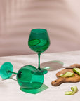 Emerald Green Goblet