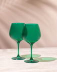 Emerald Green Goblet