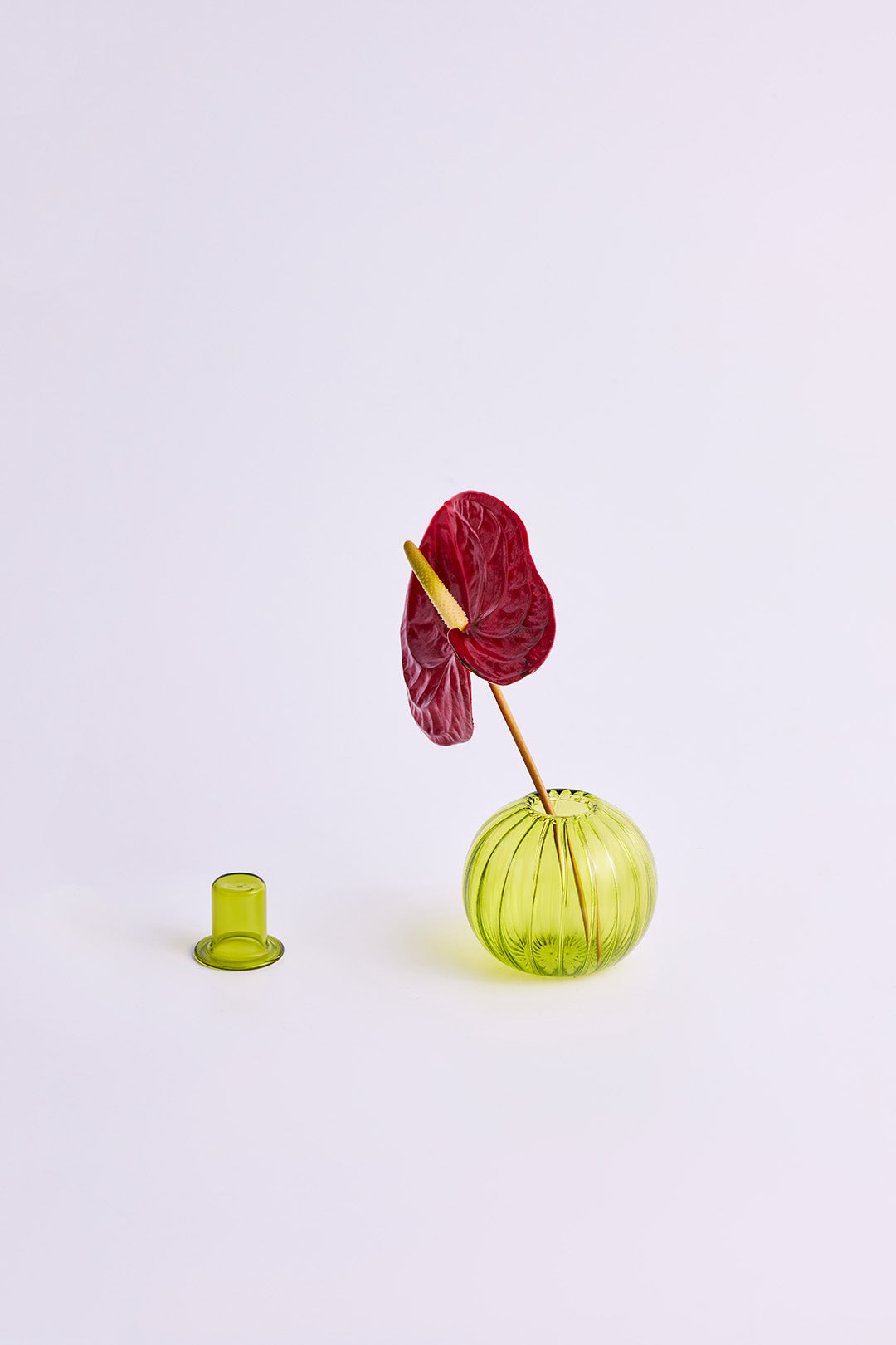 Handcrafted coloured vase for gifting hampers
