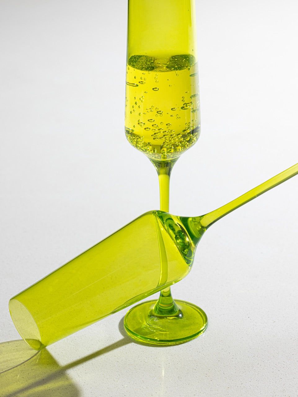 Purchase Popsicle Green Flute Glasses - Best Price, Fast Delivery