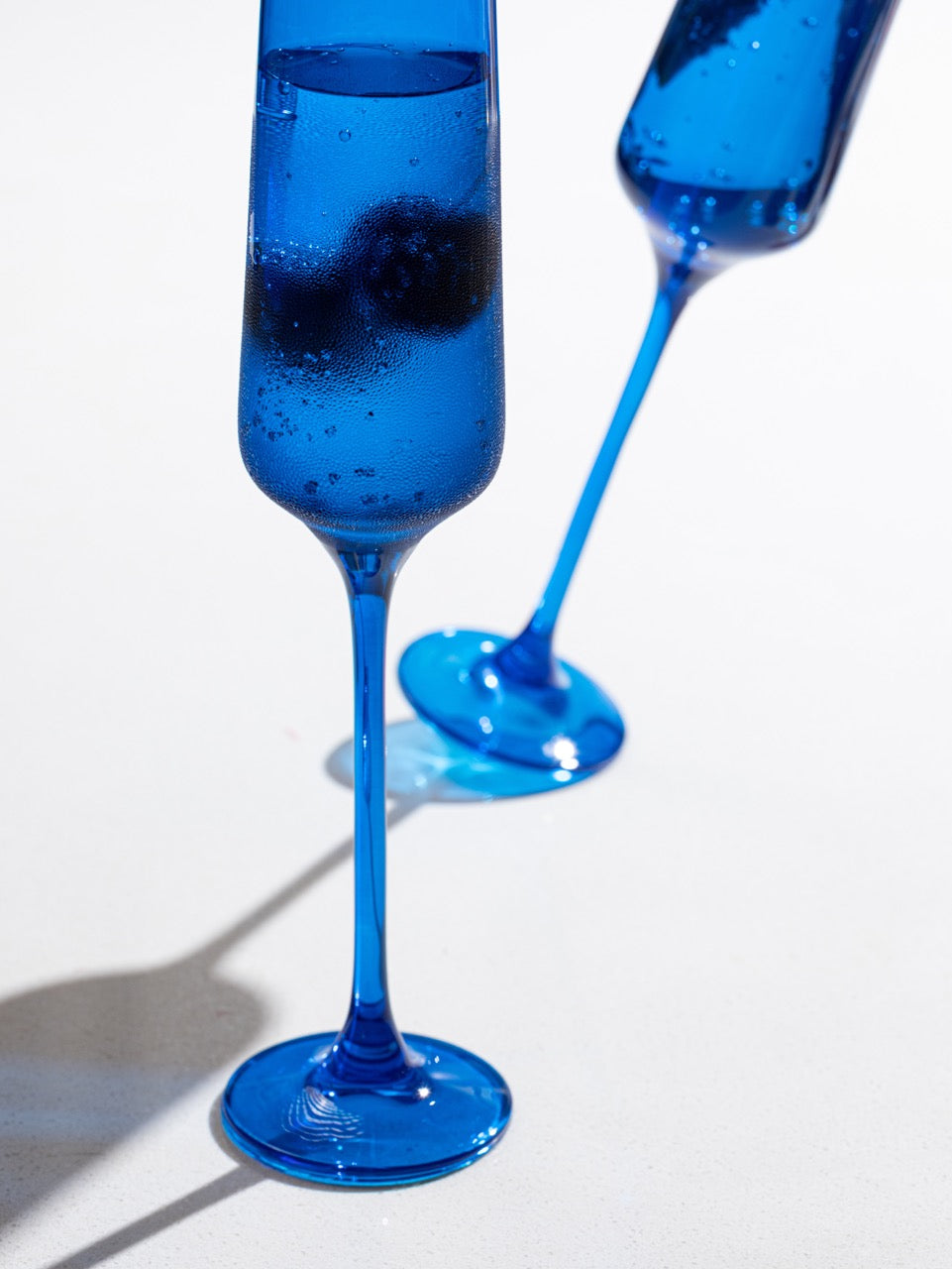 Purchase Stylish Vacation Blue Flute Glasses from Rayt India