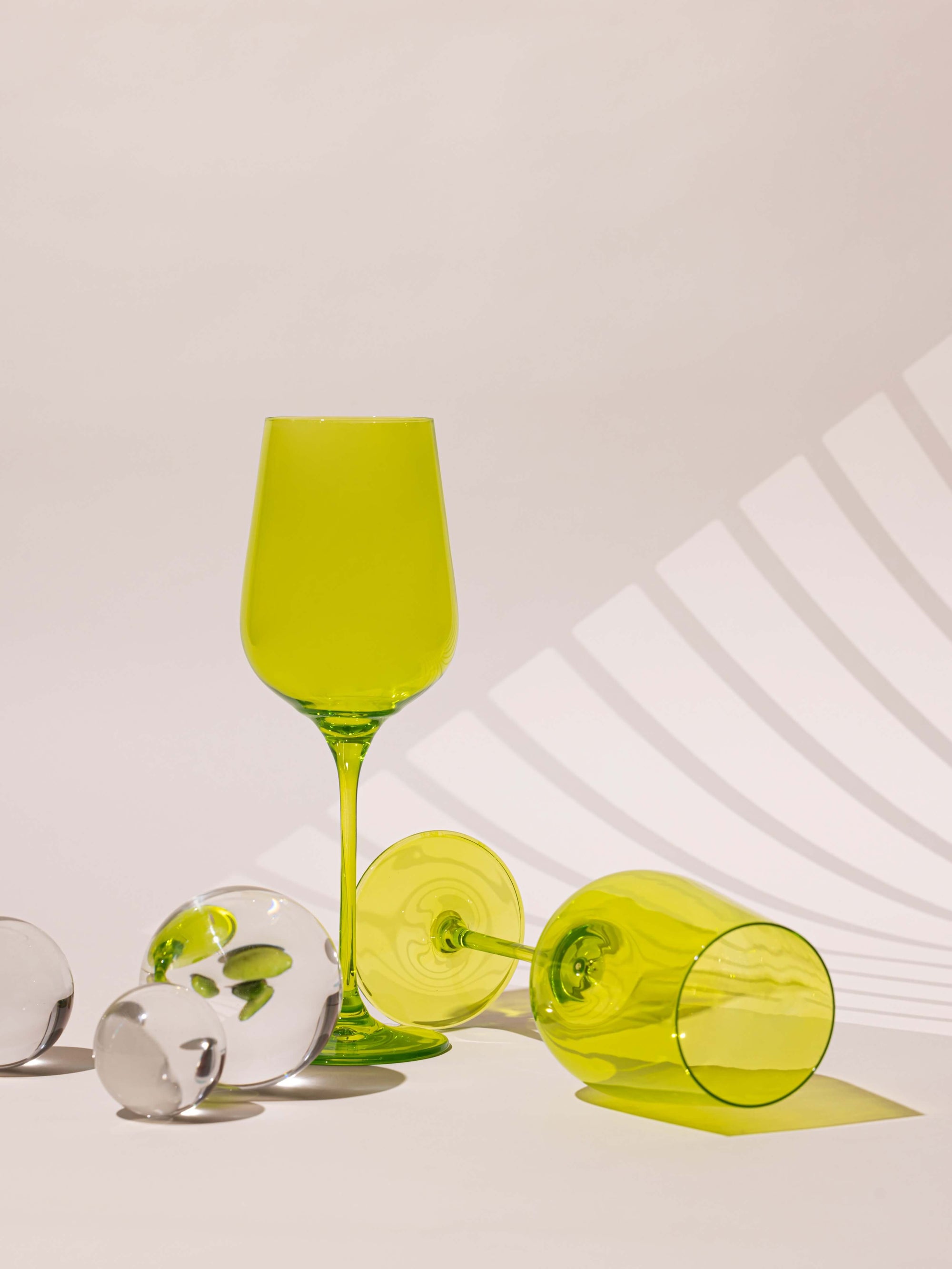 Shop Popsicle Green Wine Glasses for Your Home – Fast Delivery Available