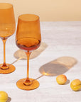 Shop Quality Sundowner Orange Wine Glasses for Your Home