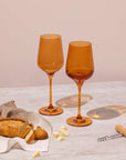 Sundowner Orange Wine Glass