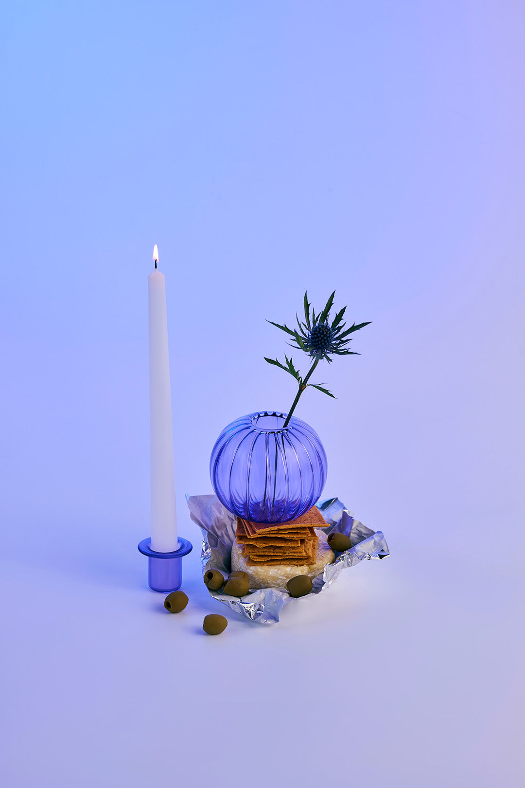 Designer BloomLight vase for intimate hosting