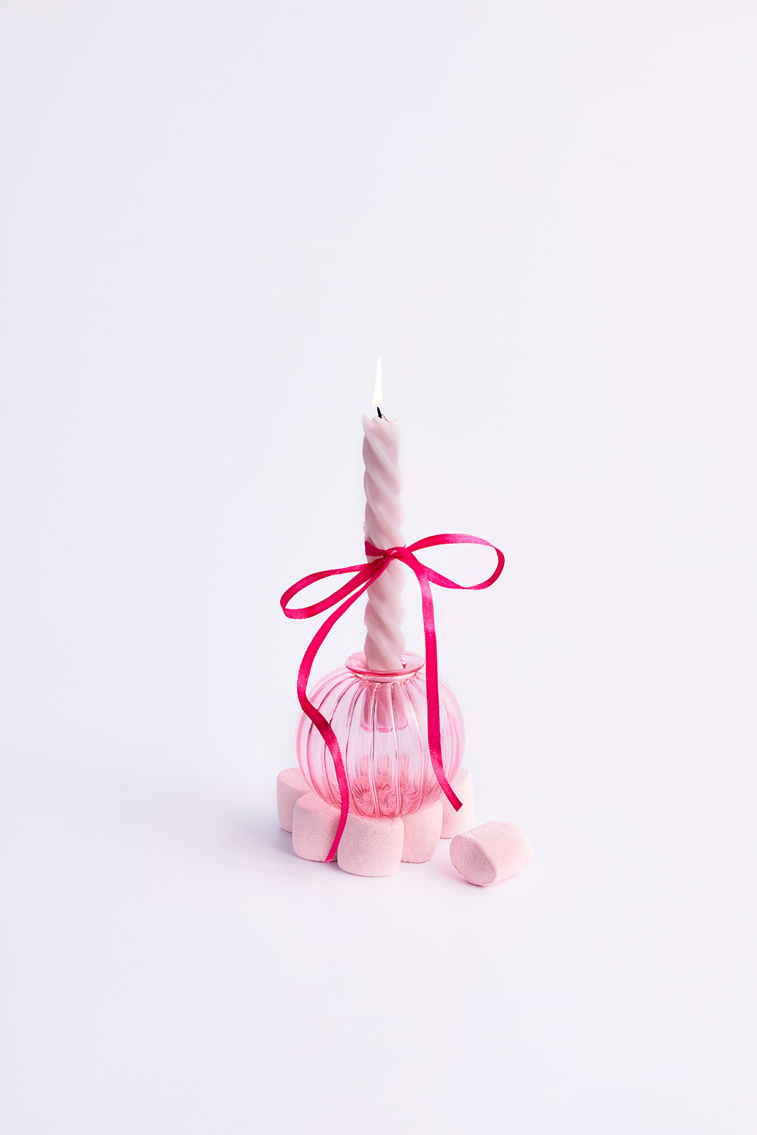 Pastel pink bud vase perfect for house decor